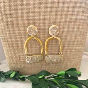 Handmade clay earrings